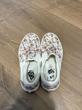 Vans Floral Slip-On Sneakers